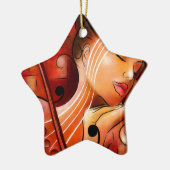 Casselopia - Violin Dream Keramisch Ornament (Links)