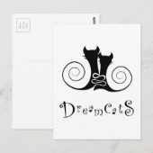 Casseminia - dreamcats met tekst briefkaart (Voorkant / Achterkant)