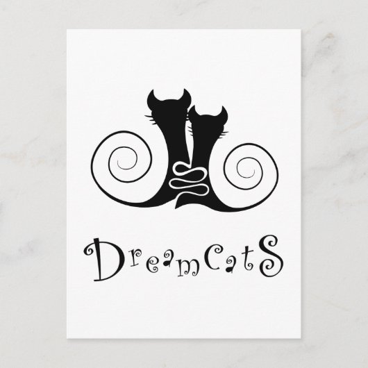 Casseminia - dreamcats met tekst briefkaart (Voorkant)