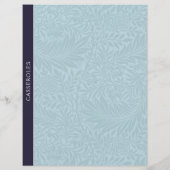 Casseroles | Ontvanger divider |  Blauwe Floral (Achterkant)