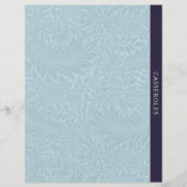 Casseroles | Ontvanger divider |  Blauwe Floral (Voorkant)