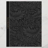 Casseroles | Ontvanger divider |  zwarte Floral (Achterkant)