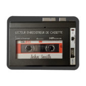 Cassetecorder 3 x 4 inch Flexibele fotomagneet Magneet (Horizontaal)