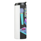CASSETTE, AUDIO STIJL SJABLOON THERMOSBEKER (Gedraaid links)