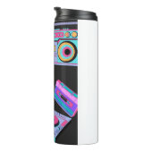 CASSETTE, AUDIO STIJL SJABLOON THERMOSBEKER (Geroteerd rechts)