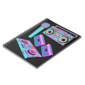 CASSETTE, AUDIO STIJLE SJABLOON NOTITIEBOEK (Linkerzijde)