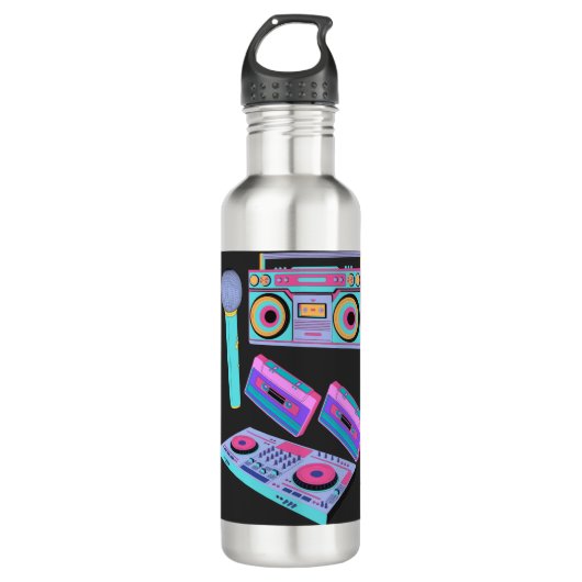 CASSETTE, AUDIO STIJLE SJABLOON WATERFLES  (Voorkant)