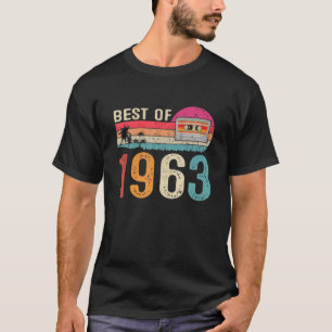 cassette Best of 1963, geboren 59e verjaardag T-shirt