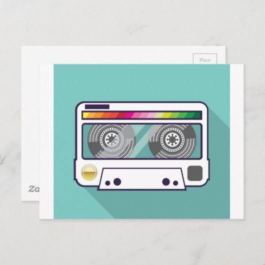  cassette briefkaart (Voorkant / Achterkant)