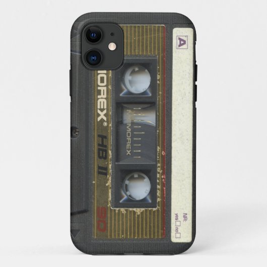 Cassette Case-Mate iPhone Case (Achterkant)