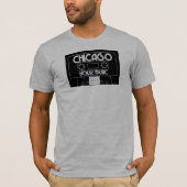 cassette | Chicago House Music | Vlag van Chicago T-shirt (Voorkant)