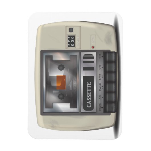Cassette Deck Magneet (Verticaal)
