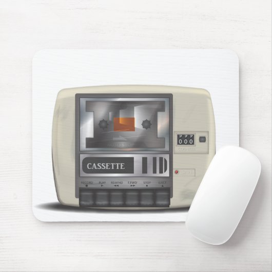 Cassette Deck Muismat (Met muis)