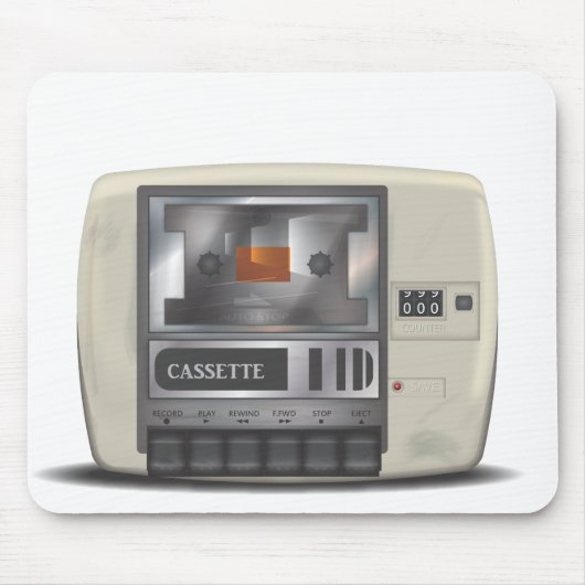 Cassette Deck Muismat (Voorkant)
