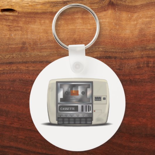 Cassette Deck Sleutelhanger (Voorkant)