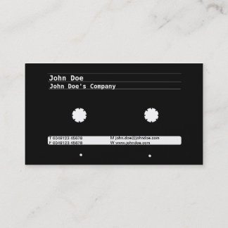 Cassette Design Business Card Visitekaartje