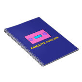 Cassette Forever – Retro Tape Pixel Art Design Notitieboek (Rechterzijde)