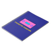 Cassette Forever – Retro Tape Pixel Art Design Notitieboek (Linkerzijde)
