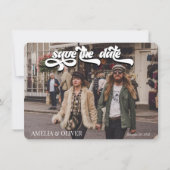  Cassette | Foto Save the Date Kaart (Voorkant)