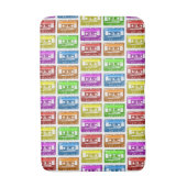 Cassette, ik ben zo oud badmat (Voorkant Verticaal)