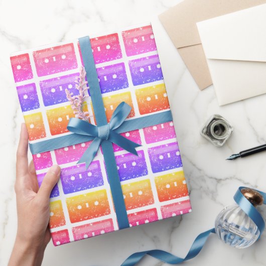 Cassette, ik ben zo oud cadeaupapier (Geschenken)