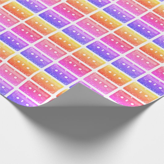 Cassette, ik ben zo oud cadeaupapier (Hoek)