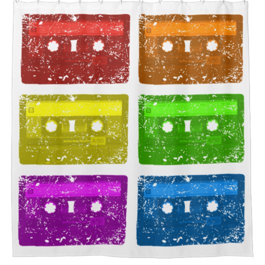 Cassette, ik ben zo oud douchegordijn (Voorkant)