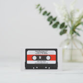 Cassette Kaart Visitekaartje (Staand voorkant)