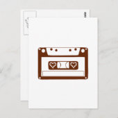 Cassette Love Briefkaart (Voorkant / Achterkant)