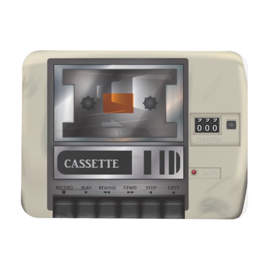 Cassette Magneet (Horizontaal)