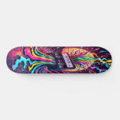 Cassette Meltdown - Retro Vibes Edition 1 Persoonlijk Skateboard (Horizontaal)