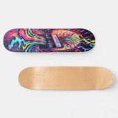 Cassette Meltdown - Retro Vibes Edition 1 Persoonlijk Skateboard (Horizontaal)
