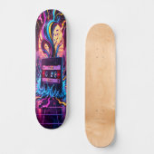 Cassette Meltdown - Retro Vibes Edition 2 Persoonlijk Skateboard (Voorkant)