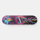 Cassette Meltdown - Retro Vibes Edition 4 Persoonlijk Skateboard (Horizontaal)