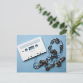 Cassette met betegelvormige tape briefkaart (Staand voorkant)