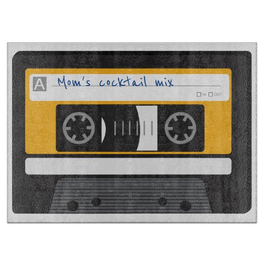 Cassette Mix Tape mama Funny Novelty Snijplank (Voorkant)