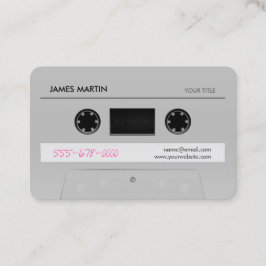 Cassette Mix Tape Retro Cool Music Visitekaartje