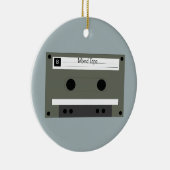 Cassette, Mixed Tape Keramisch Ornament (Rechts)