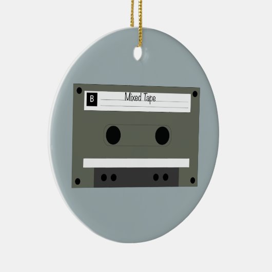 Cassette, Mixed Tape Keramisch Ornament (Rechts)