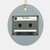 Cassette, Mixed Tape Keramisch Ornament (Links)