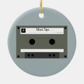 Cassette, Mixed Tape Keramisch Ornament (Achterkant)