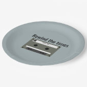 Cassette, Mixed Tape Papieren Bordje (Gekanteld)