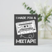 Cassette Music Retro 80s Ik heb een mixtape voor j Briefkaart (Staand voorkant)