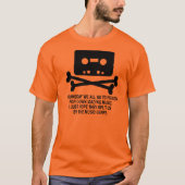 CASSETTE PIRATE SKULL T-SHIRT (Voorkant)