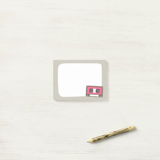 Cassette Post-it® Notes (Op bureau)