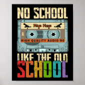 Cassette Rappers Hip Hop Old School Mode 80S 90 Poster (Voorkant)