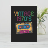 Cassette Retro van 1970 Kaart (Staand voorkant)