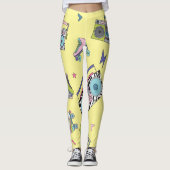 cassette, roller schaatsen: retro leggings (Voorkant)