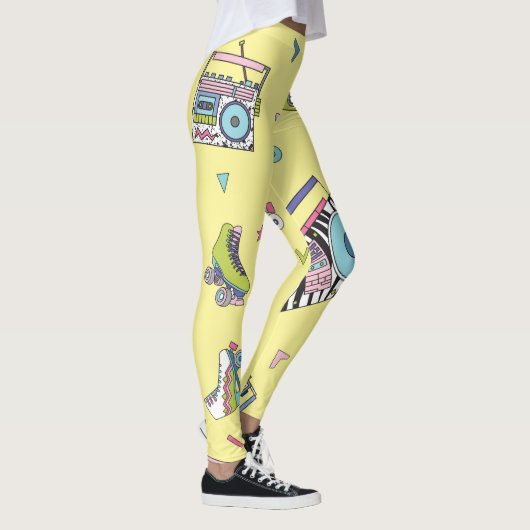 cassette, roller schaatsen: retro leggings (Rechts)