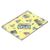  cassette, roller schaatsen: retro notitieboek (Linkerzijde)